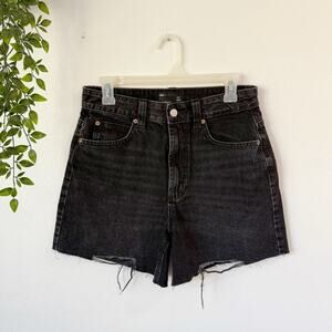 Asos Design Denim Dad Shorts Sz 6